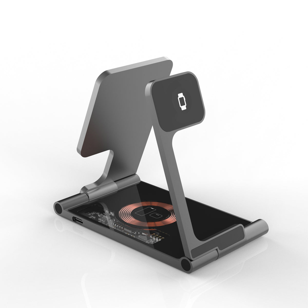 All-Metal Dual 15W Foldable Magnetic Wireless Charger