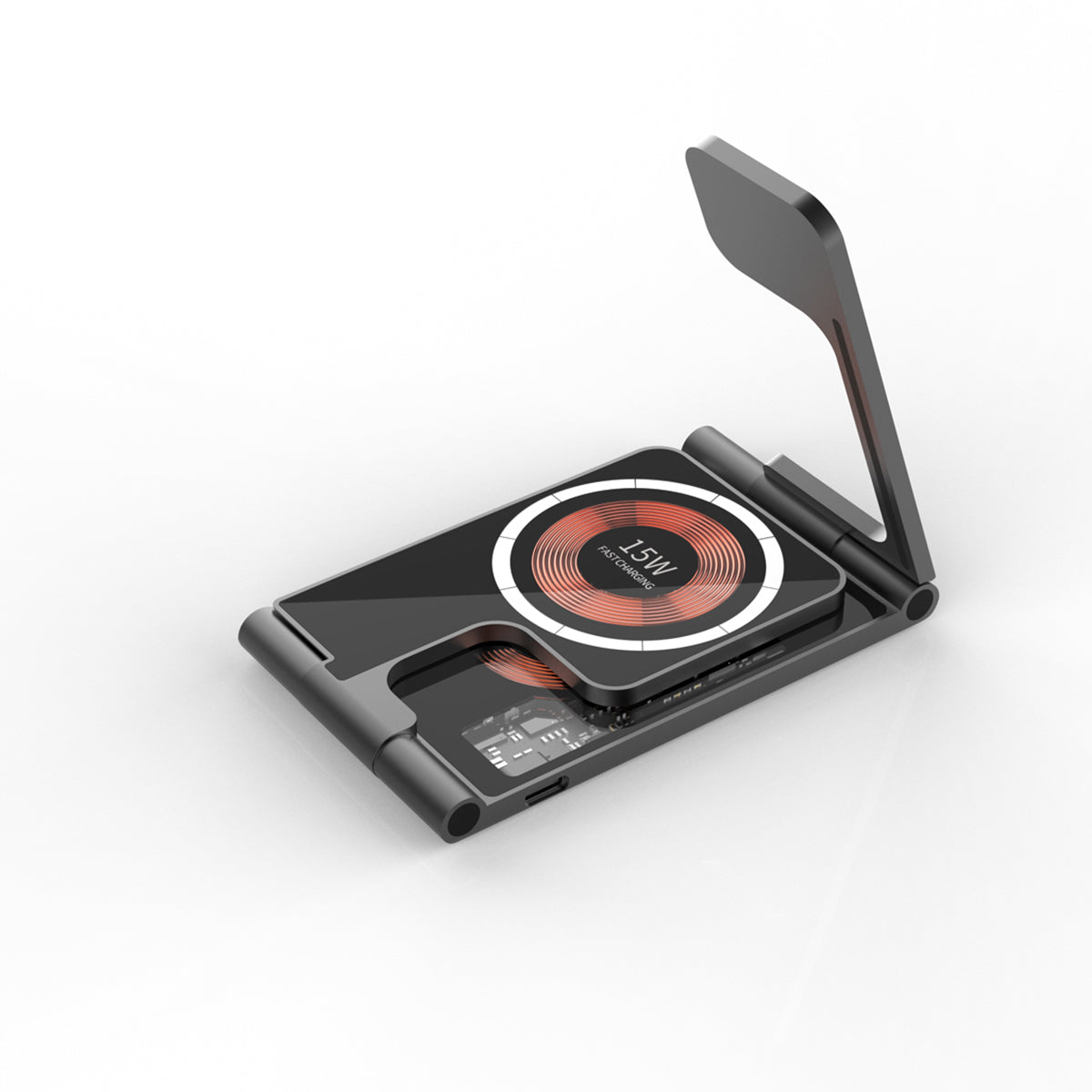 All-Metal Dual 15W Foldable Magnetic Wireless Charger