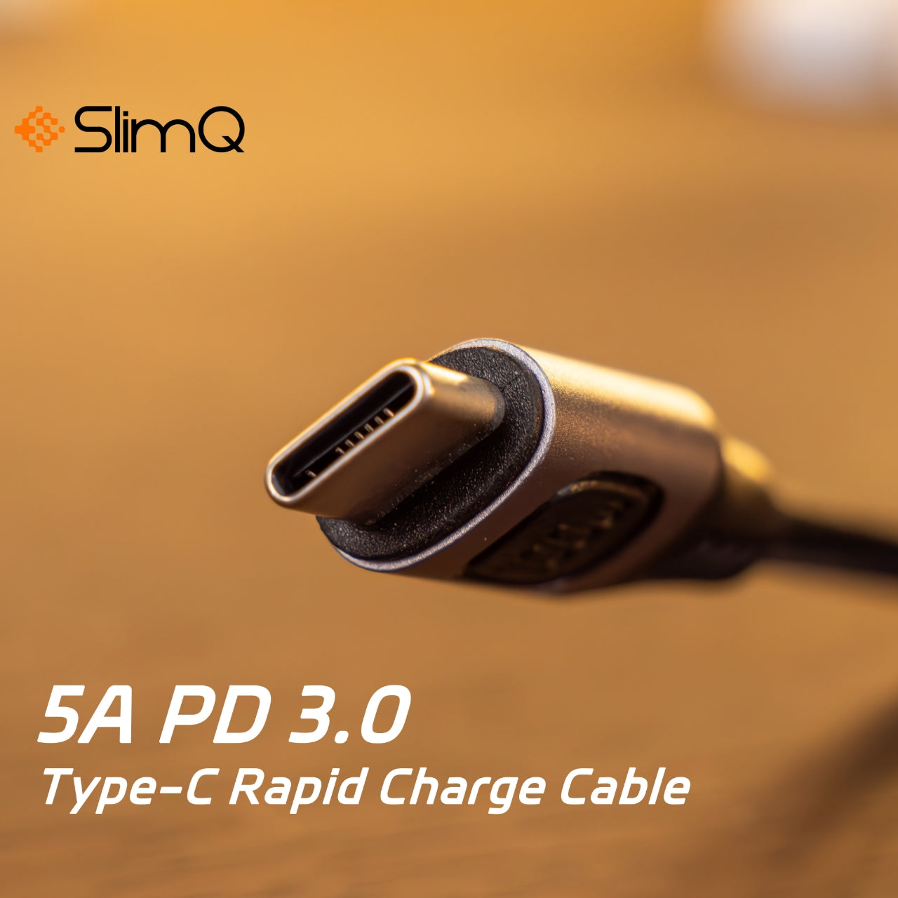 USB C 3ft 100w fast head charging cable