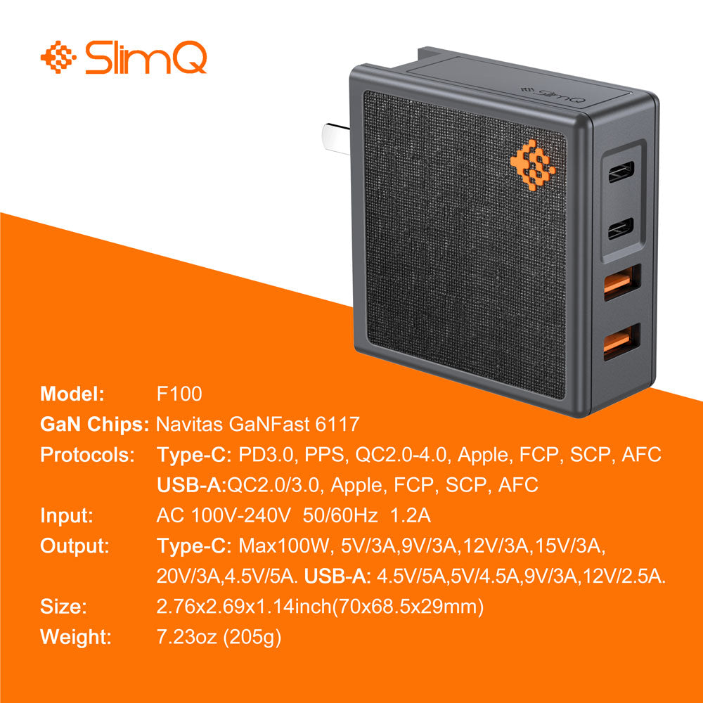 USB-C Charger 100W Fast Charger
