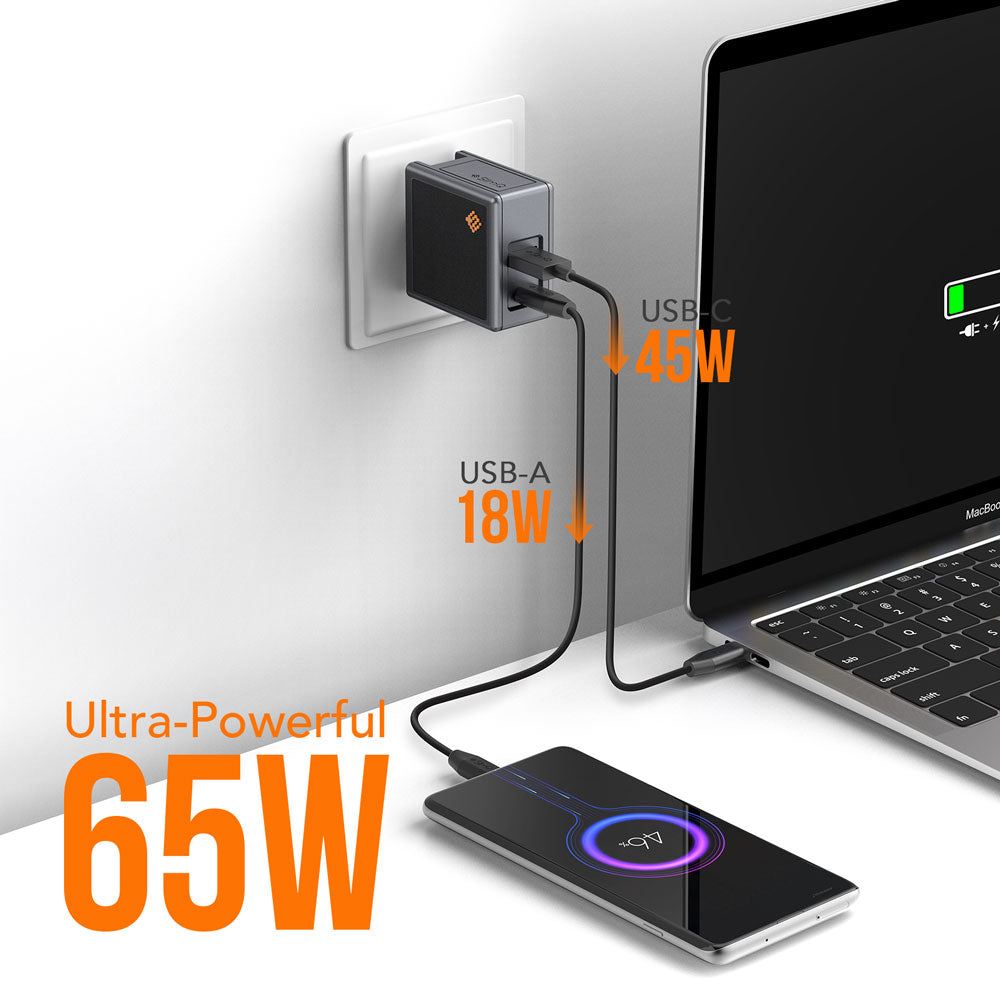 65W USB C GaN Charger