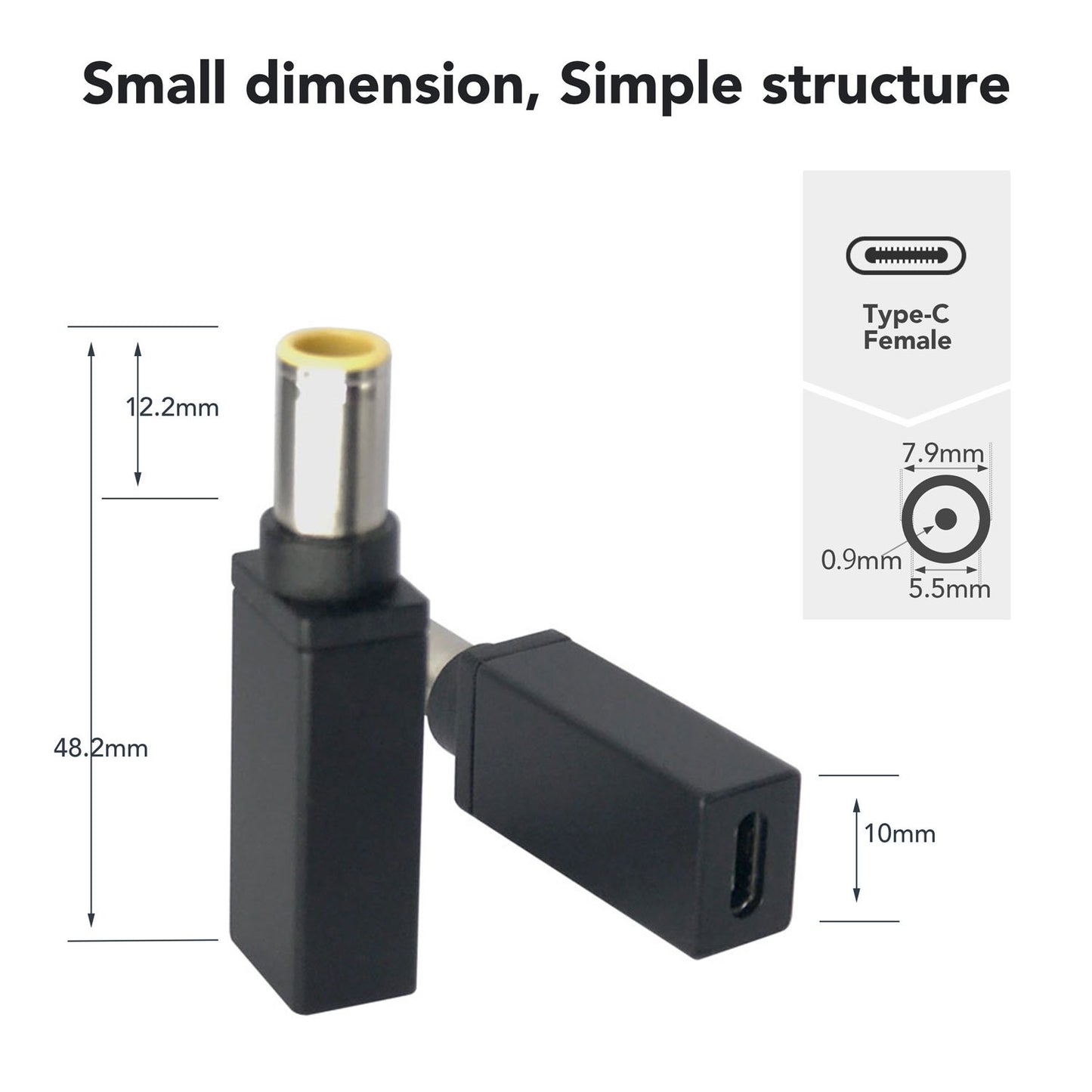USB-C to DC Adapter Lenovo Tip M 7.9x5.5mm