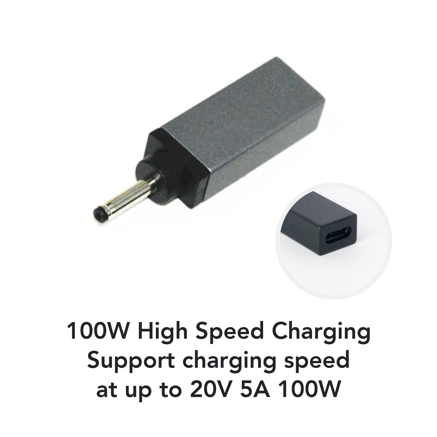 USB-C to DC Adapter Tip L 3.0x1.1mm