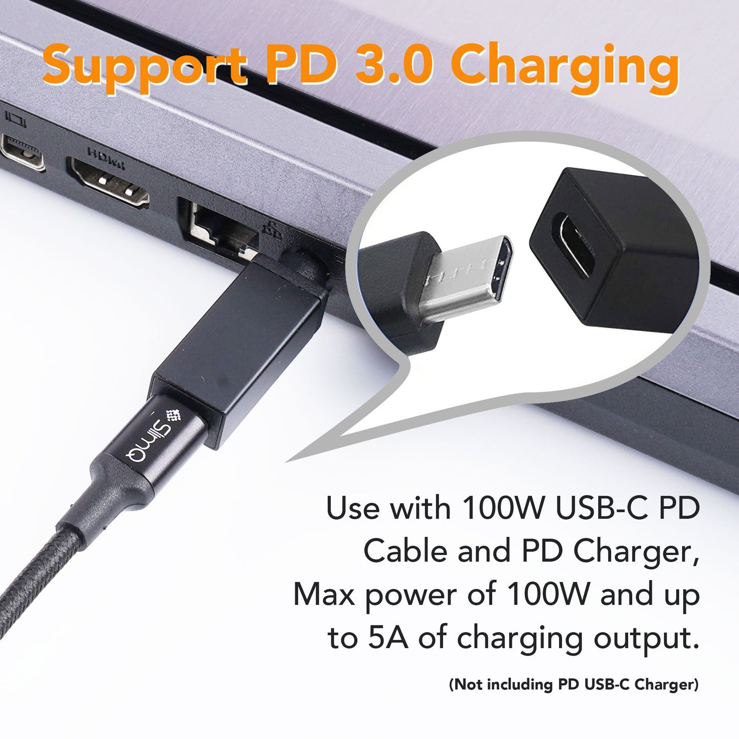 USB-C to DC Adapter Lenovo Ultra Slim 7.55x2.85mm