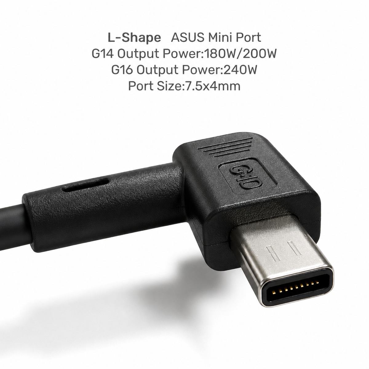 ASUS Mini Port 90° Right-Angle Extension Cable